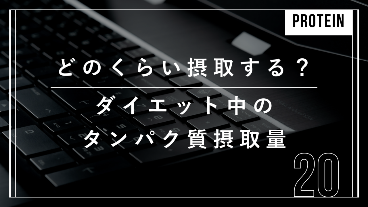 ダイエット タンパク質 必要量